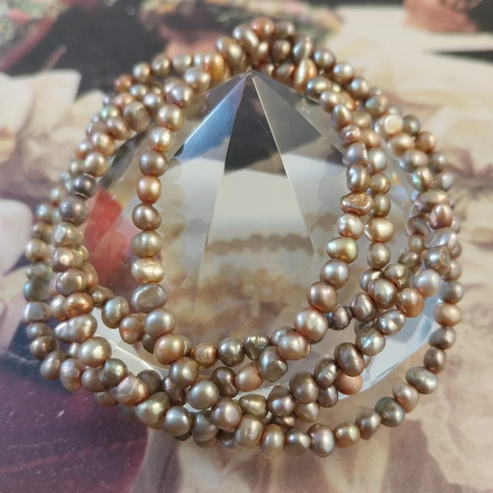 Freshwater Pearl Multi-Strand Bracelet - Picture 2 of 13